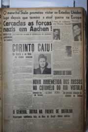 Página do jornal Correio do Ceará de outubro de 1944