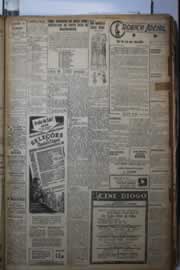 Página do jornal Correio do Ceará de outubro de 1944