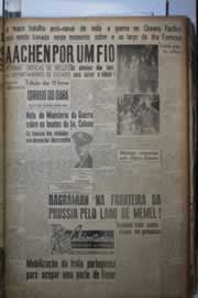 Página do jornal Correio do Ceará de outubro de 1944
