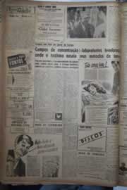 Página do jornal Correio do Ceará de outubro de 1944