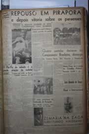 Página do jornal Correio do Ceará de outubro de 1944