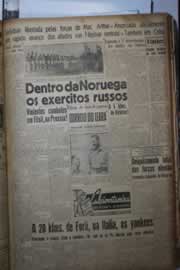 Página do jornal Correio do Ceará de outubro de 1944