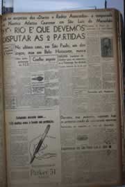 Página do jornal Correio do Ceará de outubro de 1944