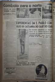 Página do jornal Correio do Ceará de outubro de 1944