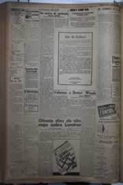 Página do jornal Correio do Ceará de novembro de 1944