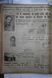 Página do jornal Correio do Ceará de novembro de 1944