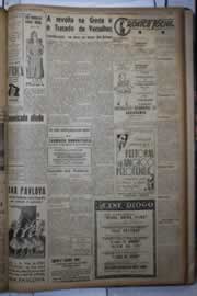 Página do jornal Correio do Ceará de dezembro de 1944