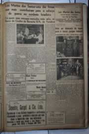Página do jornal Correio do Ceará de dezembro de 1944