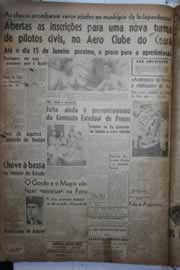 Página do jornal Correio do Ceará de dezembro de 1944
