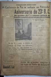 Página do jornal Correio do Ceará de dezembro de 1944