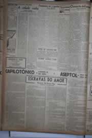 Página do jornal Correio do Ceará de janeiro de 1945