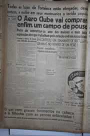 Página do jornal Correio do Ceará de janeiro de 1945