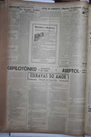 Página do jornal Correio do Ceará de janeiro de 1945