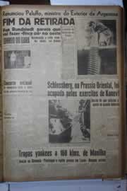 Página do jornal Correio do Ceará de janeiro de 1945