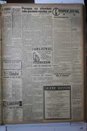 Página do jornal Correio do Ceará de janeiro de 1945