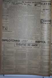 Página do jornal Correio do Ceará de janeiro de 1945