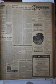 Página do jornal Correio do Ceará de janeiro de 1945