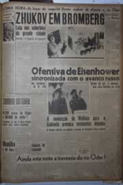 Página do jornal Correio do Ceará de janeiro de 1945