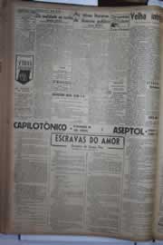 Página do jornal Correio do Ceará de janeiro de 1945
