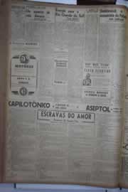 Página do jornal Correio do Ceará de janeiro de 1945