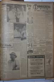 Página do jornal Correio do Ceará de fevereiro de 1945