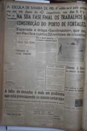 Página do jornal Correio do Ceará de fevereiro de 1945