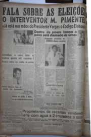 Página do jornal Correio do Ceará de fevereiro de 1945