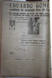Página do jornal Correio do Ceará de março de 1945