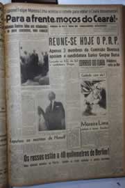 Página do jornal Correio do Ceará de março de 1945