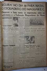 Página do jornal Correio do Ceará de março de 1945