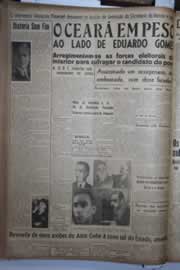 Página do jornal Correio do Ceará de março de 1945