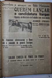 Página do jornal Correio do Ceará de março de 1945
