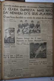 Página do jornal Correio do Ceará de março de 1945