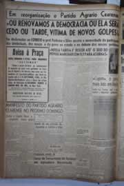 Página do jornal Correio do Ceará de março de 1945