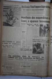 Página do jornal Correio do Ceará de março de 1945