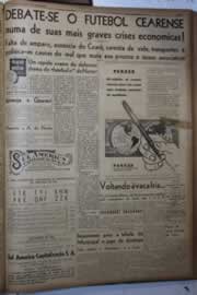 Página do jornal Correio do Ceará de abril de 1945