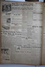 Página do jornal Correio do Ceará de abril de 1945