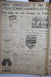 Página do jornal Correio do Ceará de abril de 1945