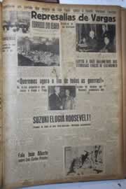 Página do jornal Correio do Ceará de abril de 1945