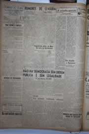 Página do jornal Correio do Ceará de abril de 1945