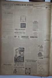Página do jornal Correio do Ceará de abril de 1945