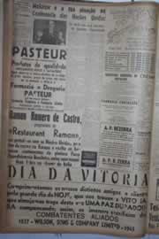 Página do jornal Correio do Ceará de maio de 1945