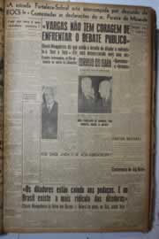 Página do jornal Correio do Ceará de maio de 1945