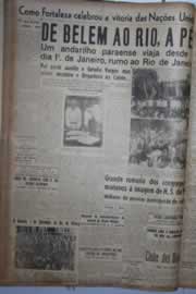 Página do jornal Correio do Ceará de maio de 1945