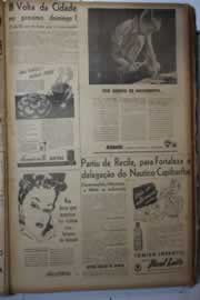 Página do jornal Correio do Ceará de maio de 1945
