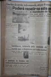 Página do jornal Correio do Ceará de maio de 1945