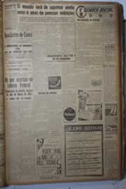 Página do jornal Correio do Ceará de maio de 1945