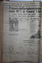 Página do jornal Correio do Ceará de maio de 1945