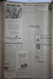 Página do jornal Correio do Ceará de maio de 1945