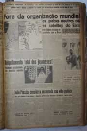 Página do jornal Correio do Ceará de maio de 1945